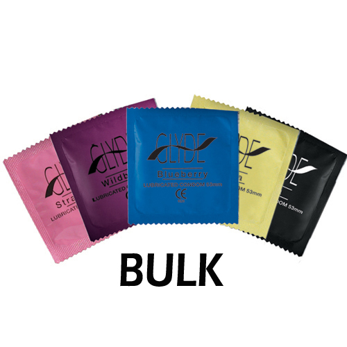 Glyde Flavoured Condoms Bulk 100 - Assorted